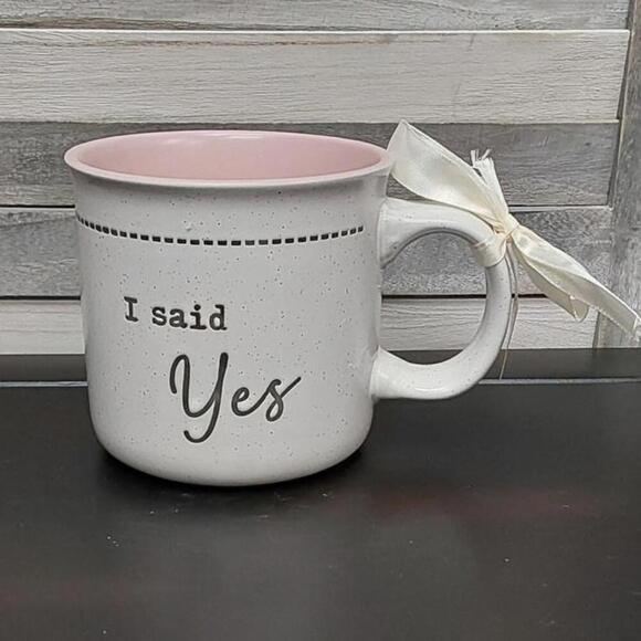 Badgley Mischka “I Said Yes” Ceramic Mug - Picture 1 of 7